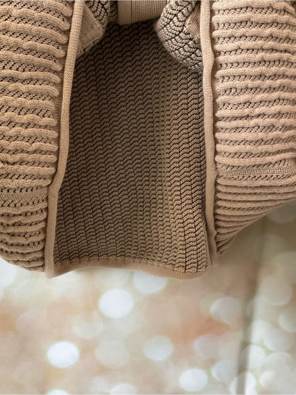 Giorgio Armani Tan Ribbed Sweater - Picture 5 of 14